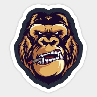 Angry Gorilla Sticker